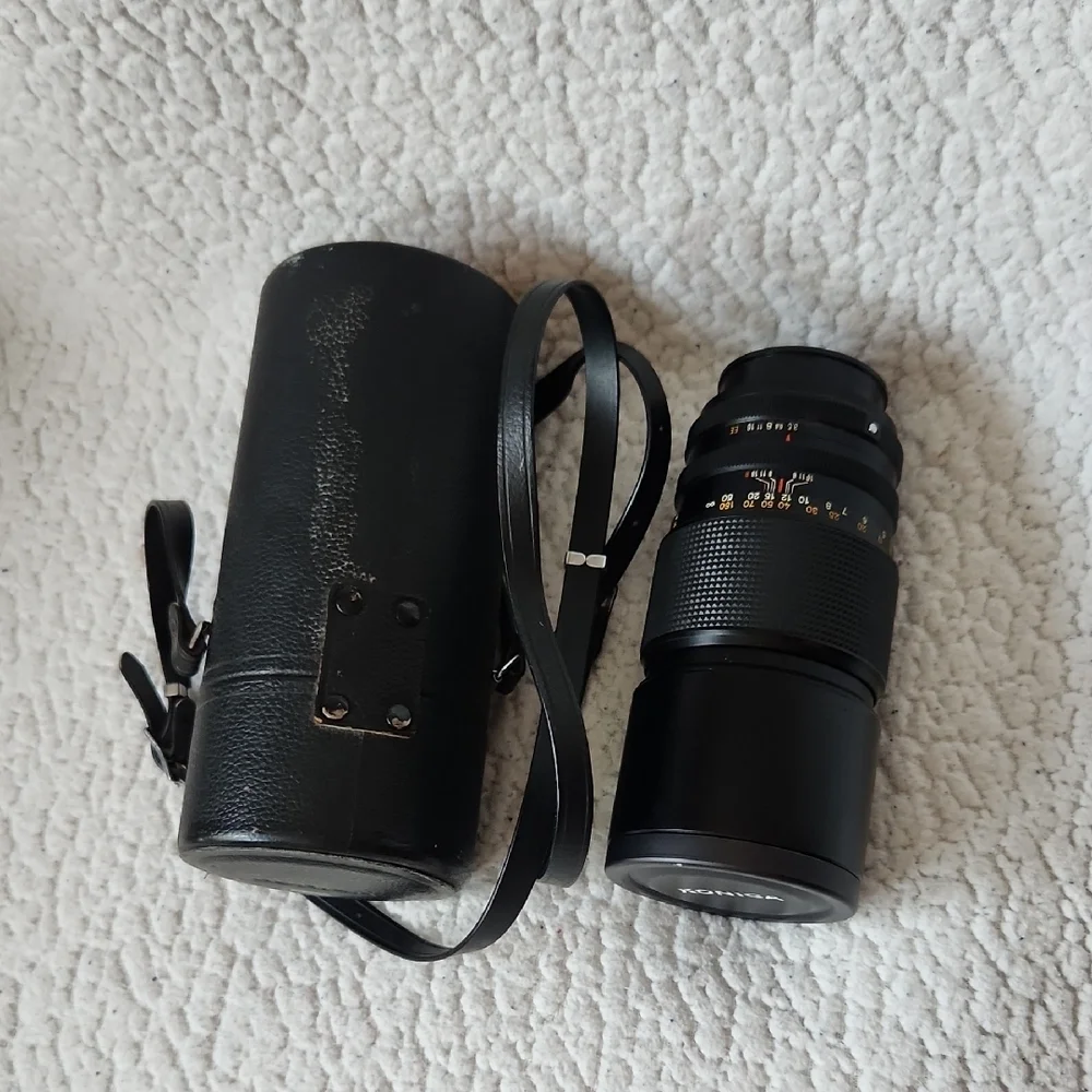 Konica Hexanon AR 200mm F3.5 Made In Japan Camera Lens Adapter 90's Resortwear